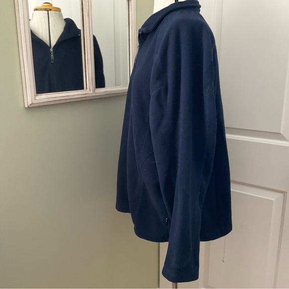 SPORTEK, FLEECE JACKET, NAVY BLUESIZE: XL - Picture 3 of 9
